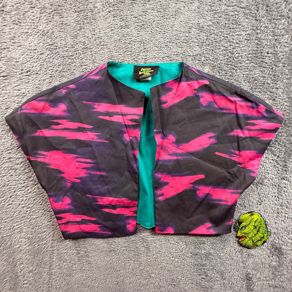 Vixen Bolero Vest Women S Pink Purple Creature From The Black Lagoon NWT Cropped